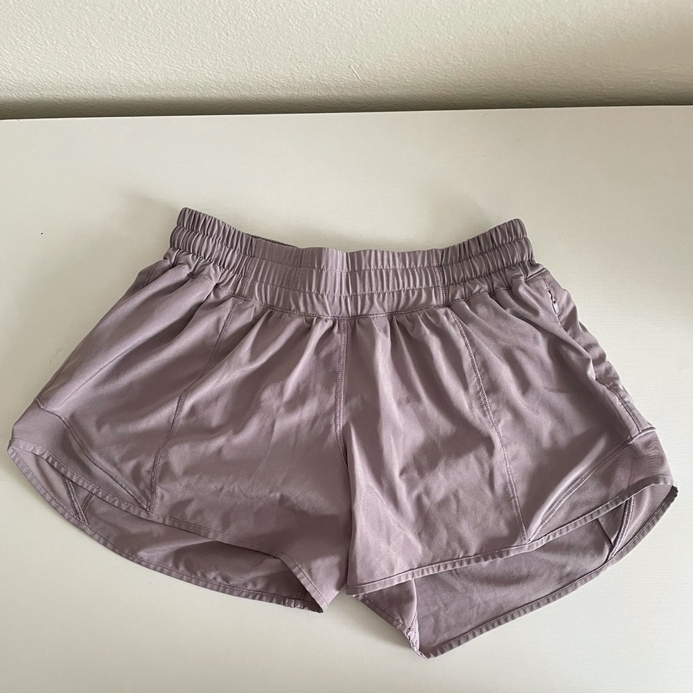 Purple luluemon shorts
